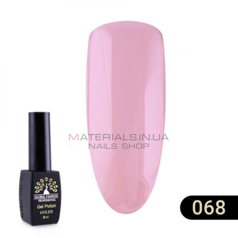 Гель лак BLACK ELITE 068, Global Fashion 8 мл