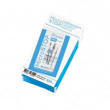 Крафт-пакеты прозрачные pro Microstop 60×100 мм с индикатором 4 класса, 100 шт.