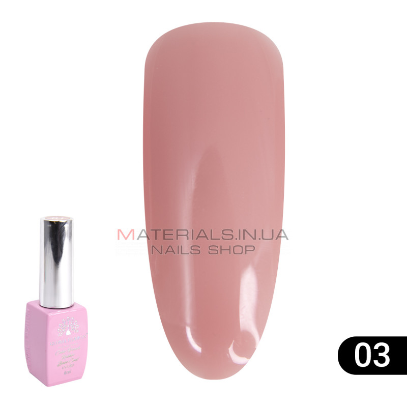 Кольорова френч база для гель лаку Global Fashion, Color French Base Coat 8 мл, 03 Кольорова френч база для гель лаку Global Fashion, Color French Base Coat 8 мл, 03