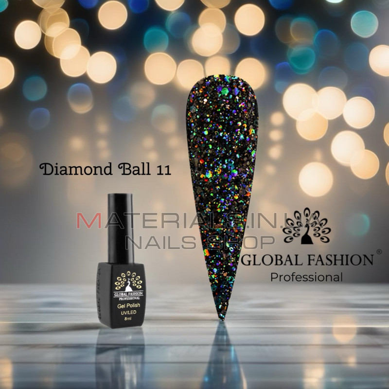 Гель лак Diamond Ball Global Fashion 8 мл, 011