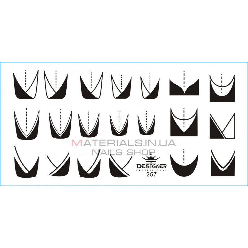 Диск для стемпінгу Designer металевий (12x6 см) №257