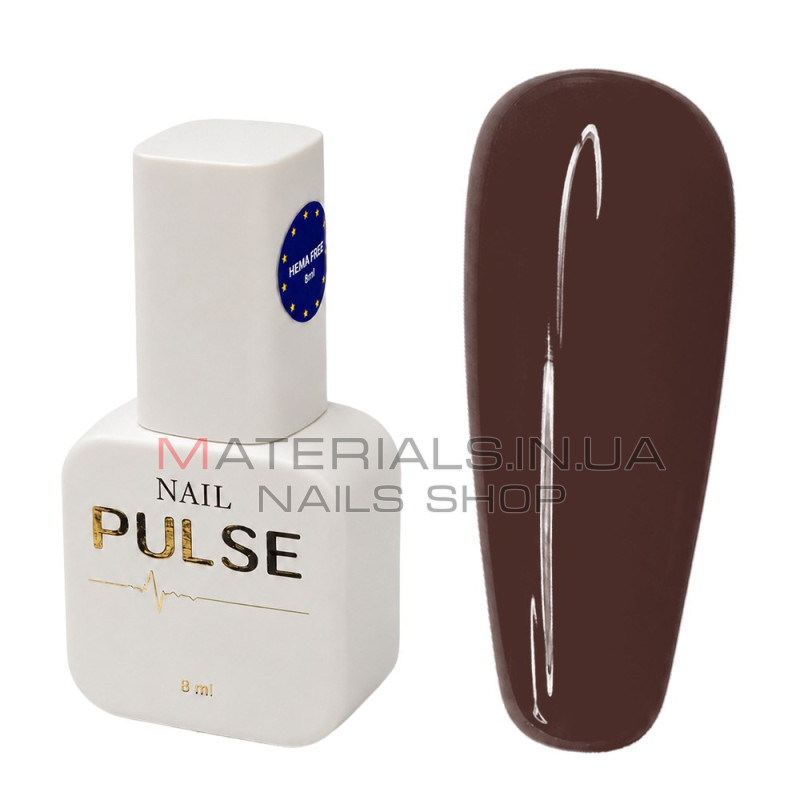 Гель-лак NAIL PULSE Gel Polish №70, 8 мл шоколадний