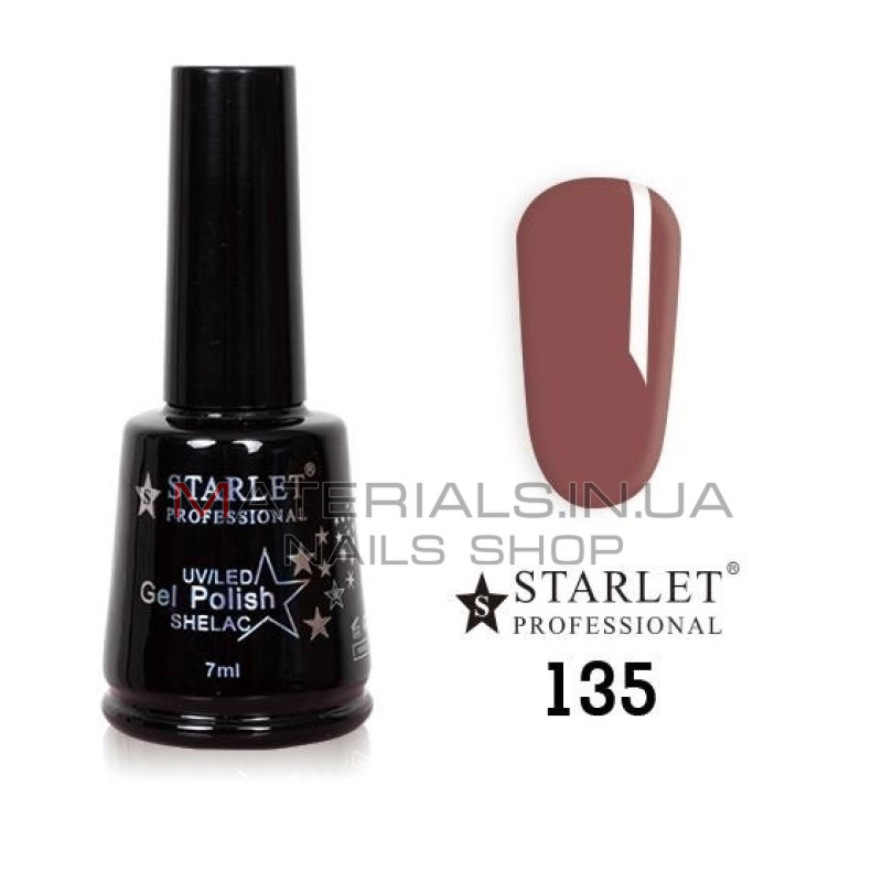 Гель-лак Starlet Professional №135 "Шоколадный коктейль"