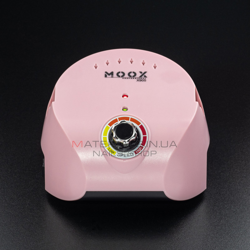 Фрезер Мокс X905 (Рожевий) на 45 000 об/хв. та 70W. для манікюру та педикюру Фрезер Мокс X905 (Рожевий) на 45 000 об/хв. та 70W. для манікюру та педикюру