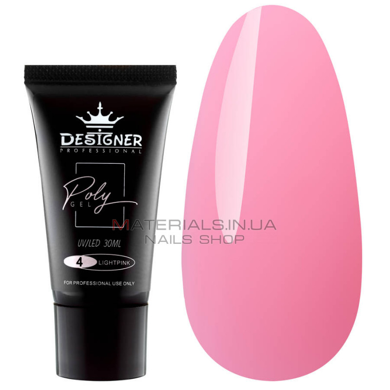 Полігель Designer Professional, 30мл. №004 Полігель Designer Professional, 30мл. №004