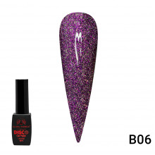 Гель лак Disco Gel Polish, Global Fashion, світловідбивний, 8 мл B06