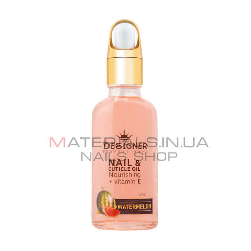 Олія для кутикули 50 мл. (Кавун №10) - Nail&Cuticle oil від Дизайнер