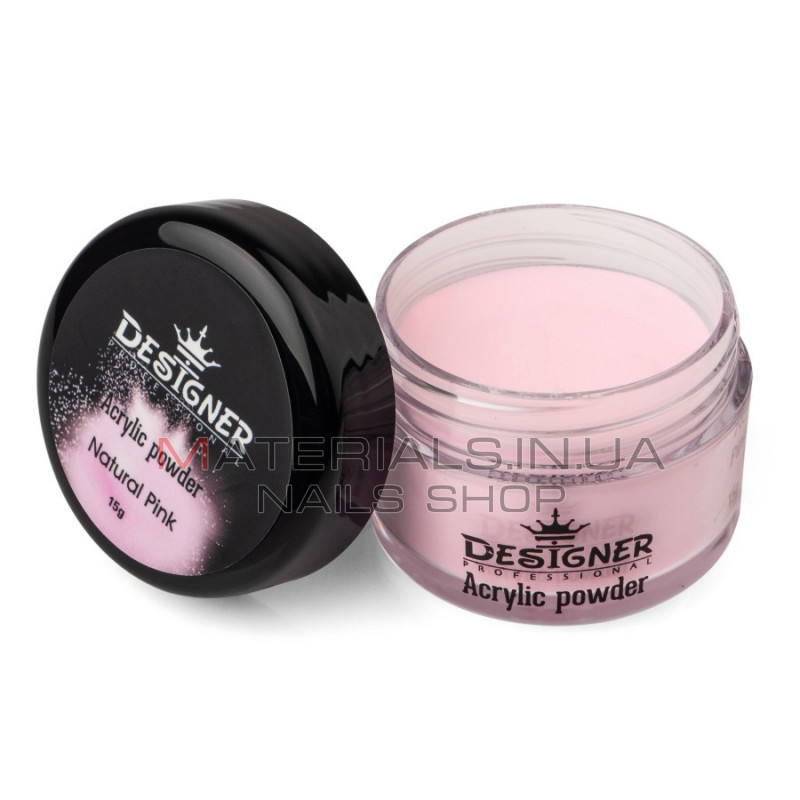 Acrylic Powder 15 р. (Natural pink). - акрилова пудра Дизайнер