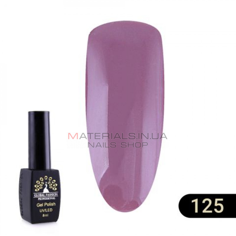 Гель лак BLACK ELITE 125, Global Fashion 8 мл Гель лак BLACK ELITE 125, Global Fashion 8 мл