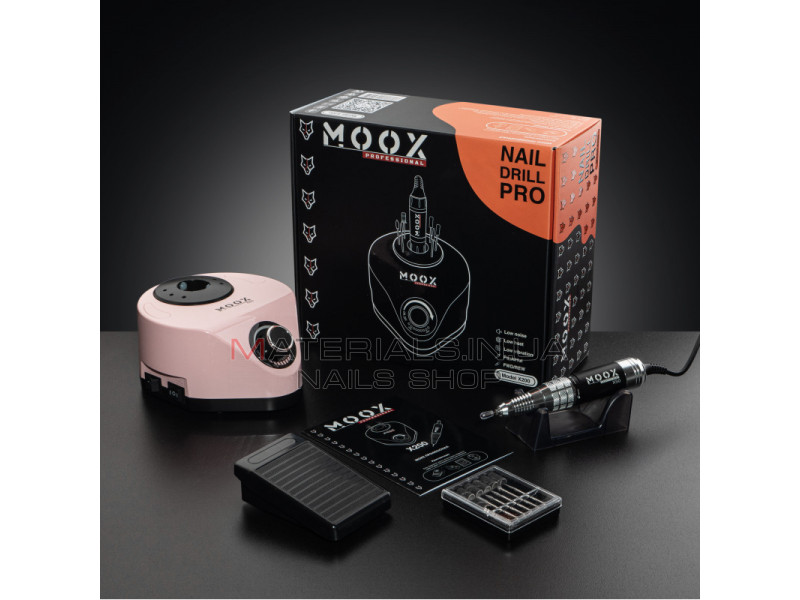 Фрезер Мокс X200 (Рожевий) на 50 000 об/хв. та 70W. для манікюру та педикюру