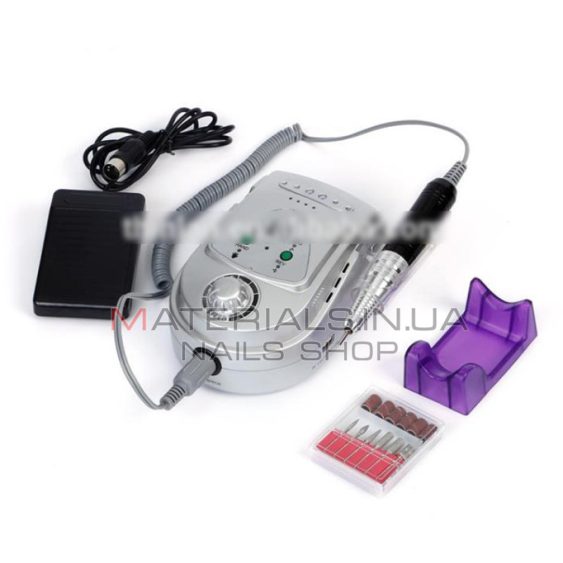 Фрезер з акумулятором Nail Drill ZS-219 Silver 35000 об., 45 Вт