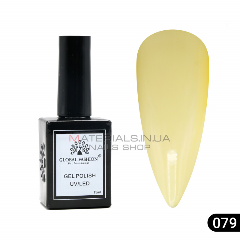 Гель лак Global Fashion, Gel polish 15 ml, 79