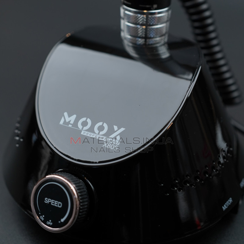 Фрезер Мокс X805 (Black) на 55 000 об./мин. и 80W. для маникюра и педикюра Фрезер Мокс X805 (Black) на 55 000 об./мин. и 80W. для маникюра и педикюра