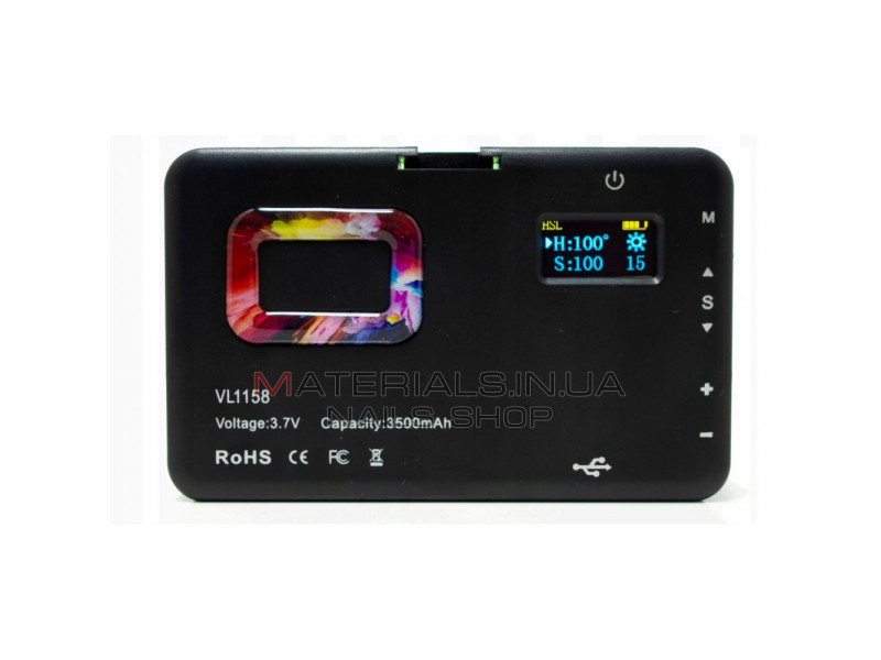 Селфи вспышка ADDWING VL-1158 RGB 8W 2700-6500K/ 2000MA Селфи вспышка ADDWING VL-1158 RGB 8W 2700-6500K/ 2000MA