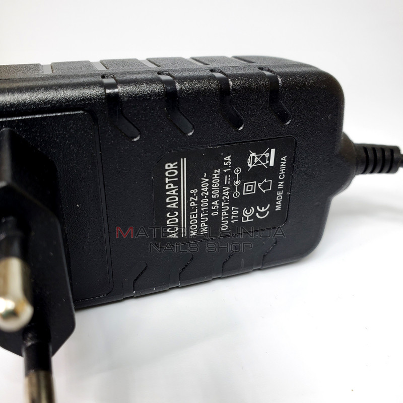 Блок питания адаптер 24V 1.5A (PZ-8) Блок питания адаптер 24V 1.5A (PZ-8)
