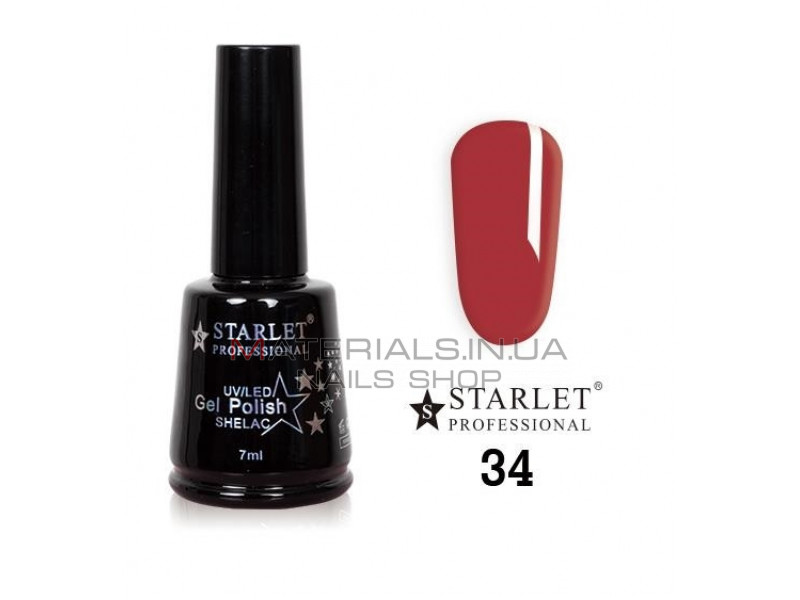 Гель-лак Starlet Professional №34, "Солодка черешня"