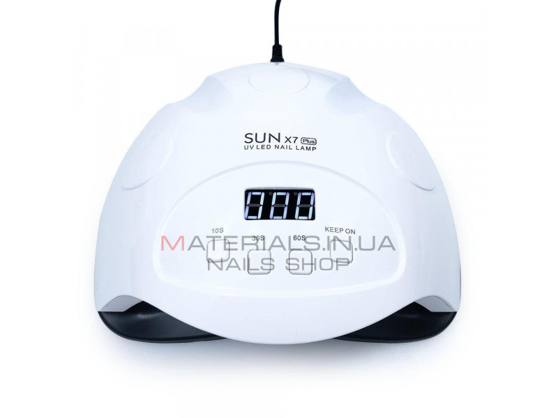 Лампа для маникюра UV LED SUN X7 Plus, Белая, 90вт