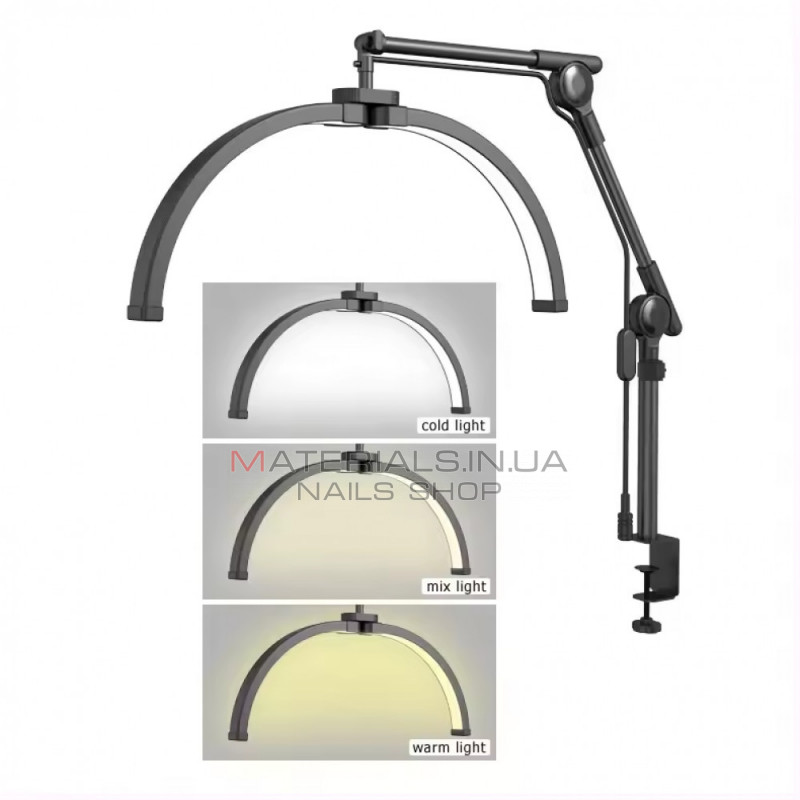 Бестеневая LED лампа F-550B 30W color 3000K-6500K | 55x27.8 | 308 Lights | — Black Бестеневая LED лампа F-550B 30W color 3000K-6500K | 55x27.8 | 308 Lights | — Black