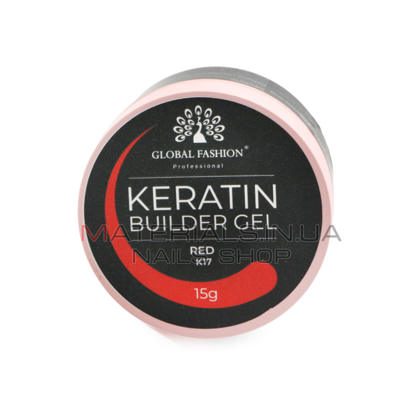 KERATIN BUILDER GEL, Global Fashion, 15 g, K17