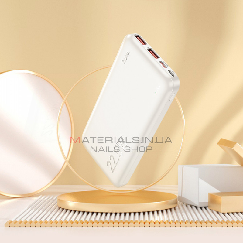 Power Bank 10000 mAh | 22.5W — Hoco J101 — White Power Bank 10000 mAh | 22.5W — Hoco J101 — White
