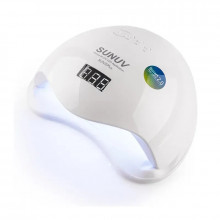 LED UV Лампа SUN 5 plus 48W White для манікюру (Оригінал)