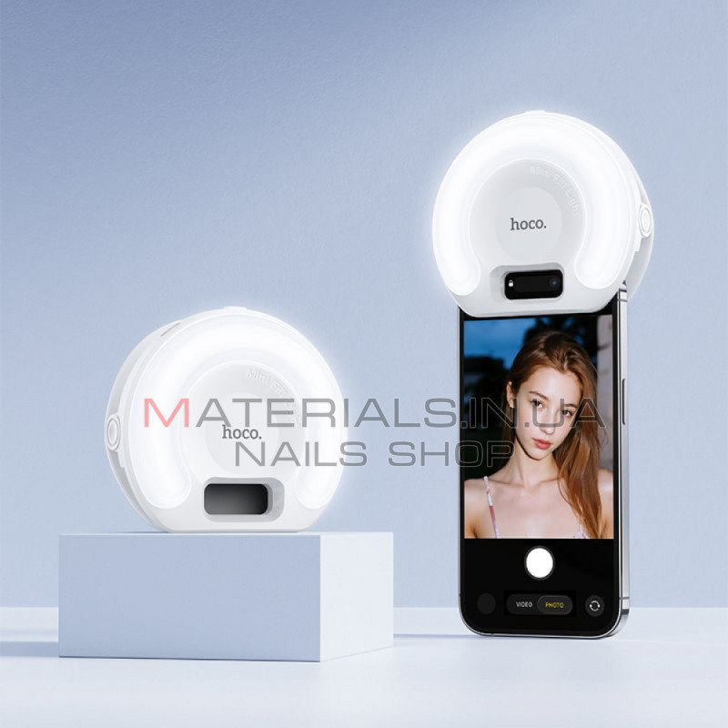 Накамерне LED-світло Hoco K160 Olas, затискач, 2700–6500 К