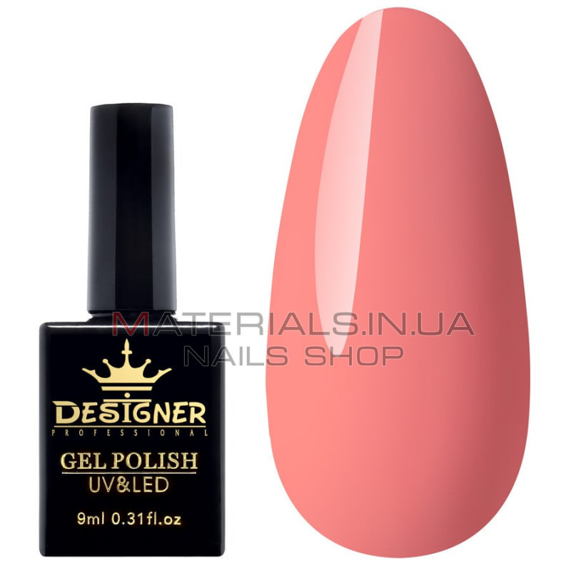 Гель-лак Designer Nude Pink - E142 "Незрілий персик"