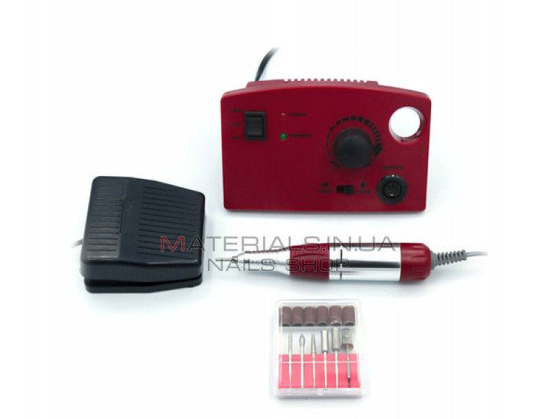 Фрезер для маникюра Drill pro DM-211 (ZS 602) 65 Вт 35 000 об, Красный