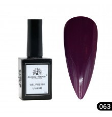 Гель лак Global Fashion, Gel polish 15 ml, 63