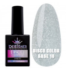 Світловідбивне базове покриття №10 (Білий), 9 мл. - Disco Color Base Дизайнер