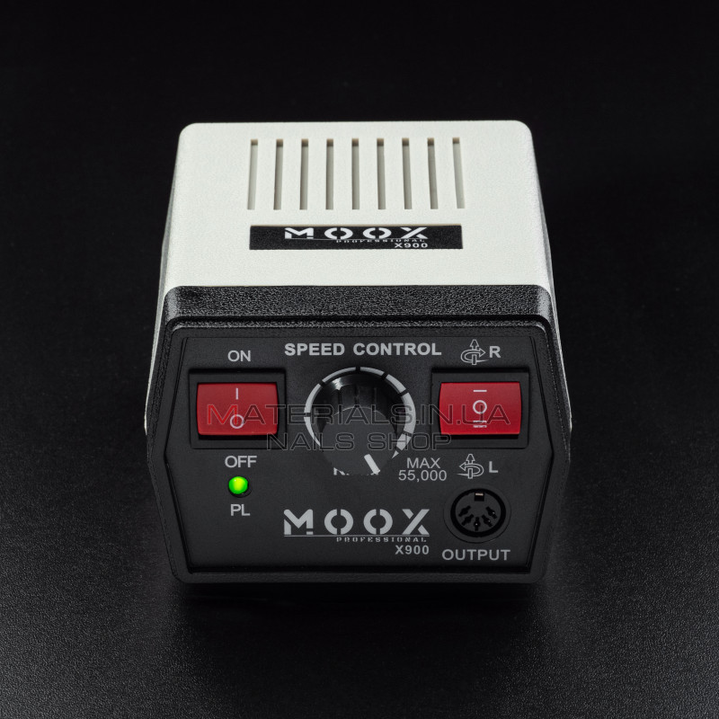 Фрезер Мокс X900 на 55 000 об/хв. та 80W. для манікюру та педикюру Фрезер Мокс X900 на 55 000 об/хв. та 80W. для манікюру та педикюру