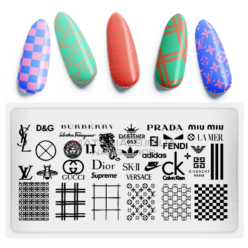 Диск для стемпінгу Designer металевий (12x6 см) №053 Диск для стемпінгу Designer металевий (12x6 см) №053