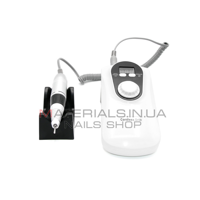 Аппарат для маникюра и педикюра CJ DM001 white, на аккумуляторе, 35000 об, 30W