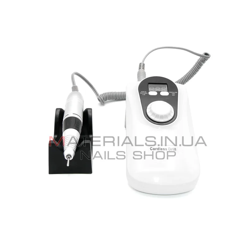 Аппарат для маникюра и педикюра CJ DM001 white, на аккумуляторе, 35000 об, 30W