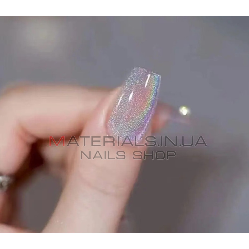 Гель лак Rainbow Cat Eye Дизайнер для нігтів (голографічний, котяче око), 9 мл.