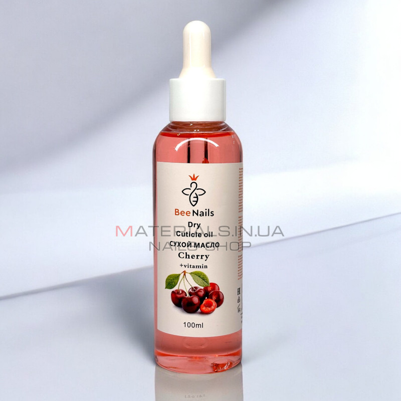 Сухое масло для кутикулы BeeNails "Cherry", 100 мл Сухое масло для кутикулы BeeNails "Cherry", 100 мл