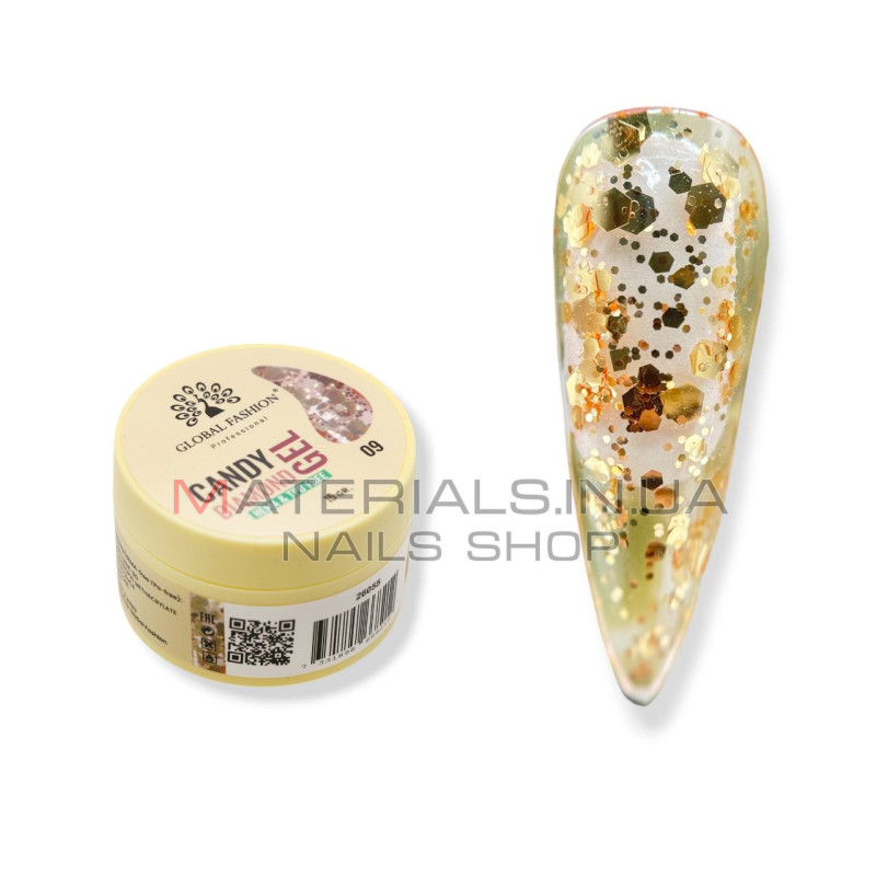 Гель для моделювання нігтів 15 г, Diamond Builder Gel 09