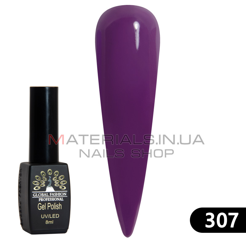Гель лак BLACK ELITE 307, Global Fashion 8 мл