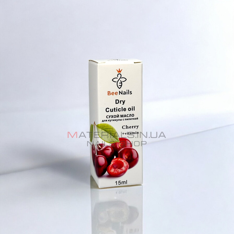Сухе масло для кутикули BeeNails "Cherry", 15 мл Сухе масло для кутикули BeeNails "Cherry", 15 мл