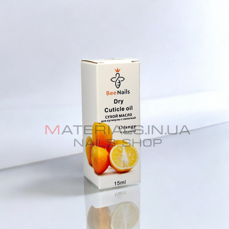 Сухе масло для кутикули BeeNails "Orange", 15 мл