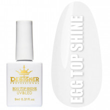 Egg Top Shine матове покриття з крихтами, без липкого шару Designer Professional 9мол.