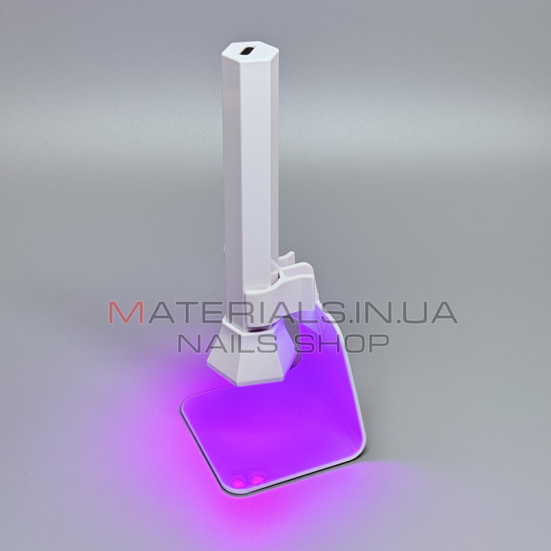Портативна LED-UV лампа для манікюру YZ04, акумуляторна, 18W, Type-C