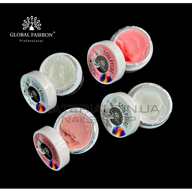 Скульптурний гель SCULPTURE BUILDER GEL15 гр, CLEAR №01