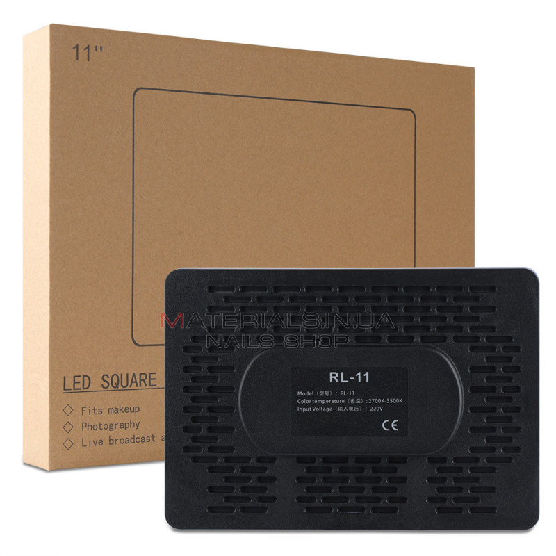 Лампа видеосвет LED RL-11 23x16 cm 240 Lights 2700K-5700K Remote Лампа видеосвет LED RL-11 23x16 cm 240 Lights 2700K-5700K Remote