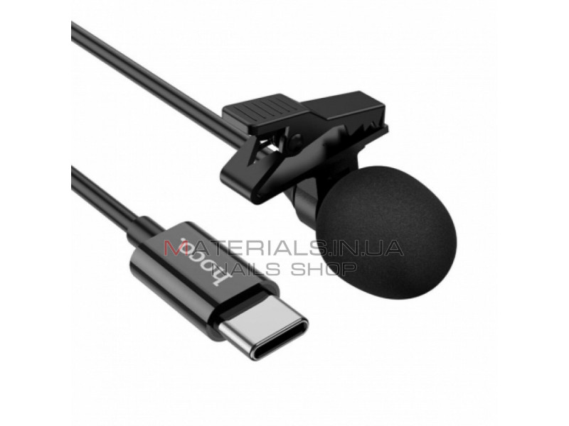 Microphone Hoco L14 Type-C lavalier — Black