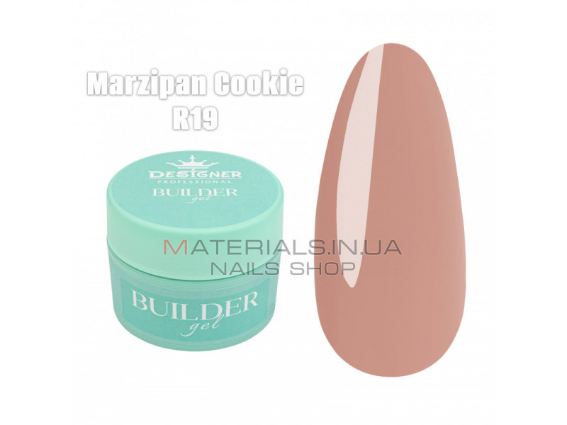 Builder Gel 15 мл., Дизайнер (Моделюючий гель) R19 Marzipan Cookie