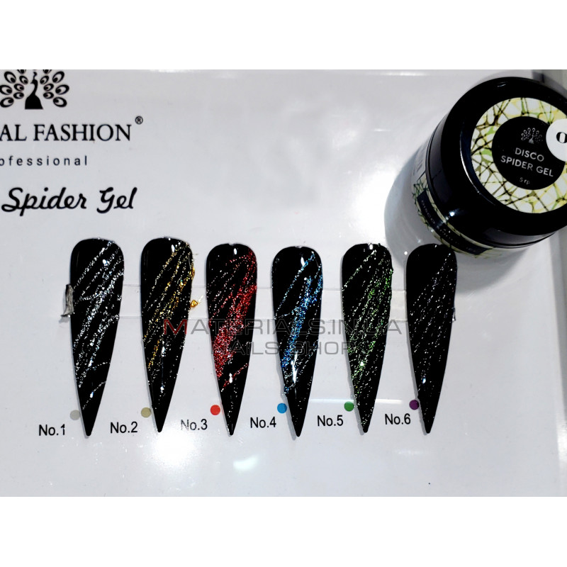 Гель павутинка світловідбивна Disco Spider Gel Global 5g Гель павутинка світловідбивна Disco Spider Gel Global 5g