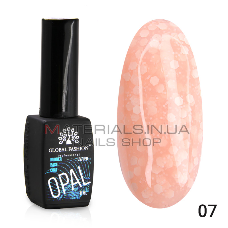 Каучуковая база Snow flakes Global Fashion 8 мл, 07