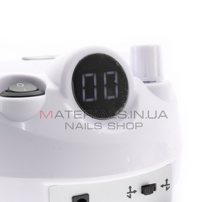 Аппарат для маникюра и педикюра BEE NAILS, 202D, с дисплеем, 65w, 45000 об, белый