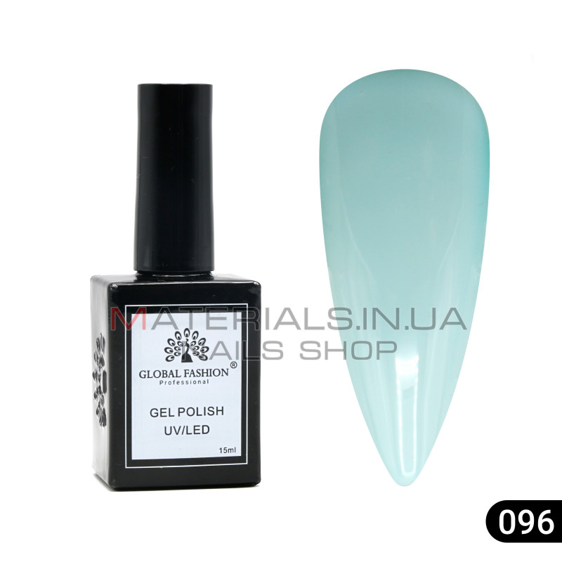 Гель лак Global Fashion, Gel polish 15 ml, 96